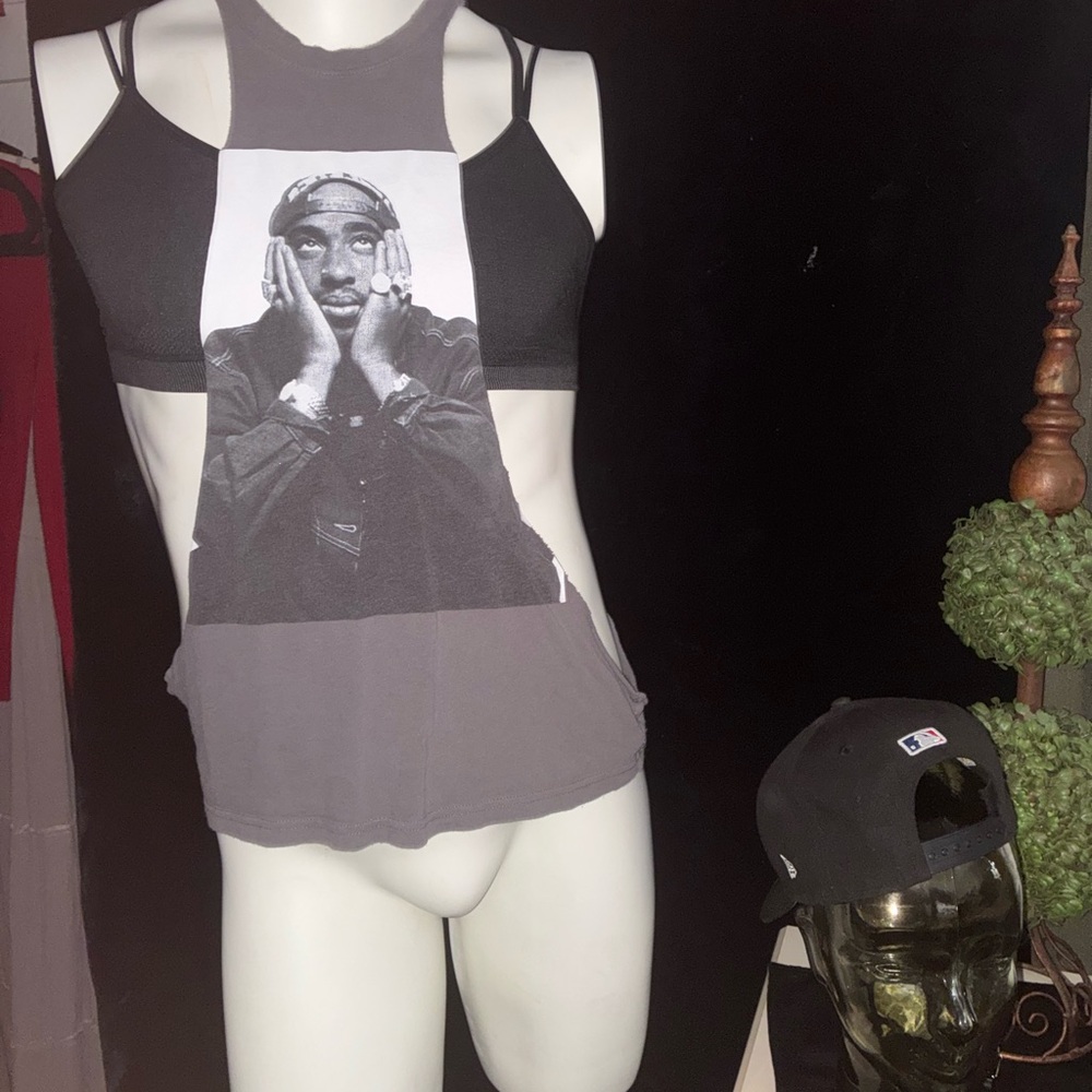 Charcoal Graphic Women's Tank Top